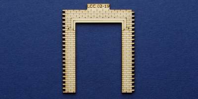 LCC 02-19 OO gauge double door panel type 2
